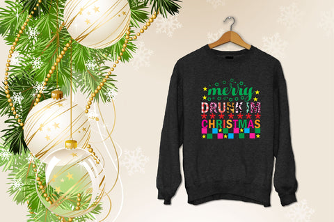 merry drunk im christmas Sublimation SVGArt 