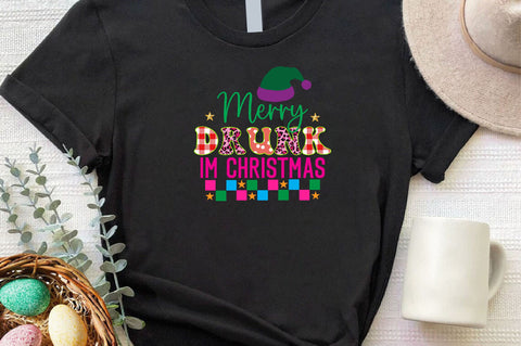 merry drunk im christmas Sublimation SVGArt 