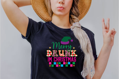 merry drunk im christmas Sublimation SVGArt 