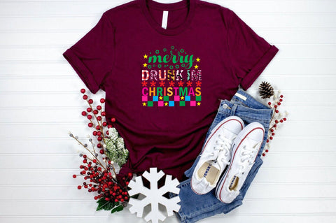 merry drunk im christmas Sublimation SVGArt 