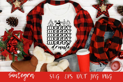 Merry Drunk I'm Christmas SVG, Christmas Shirt SVG Free For Commercial Use SVG Sintegra 