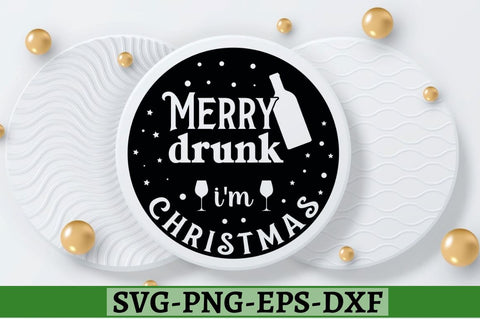 Merry drunk i'm christmas SVG, Merry drunk i'm christmas SVG DESIGNISTIC 