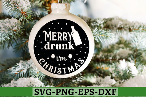 Merry drunk i'm christmas SVG, Merry drunk i'm christmas SVG DESIGNISTIC 
