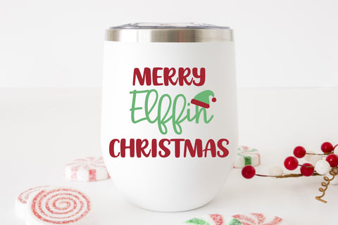 Merry Elffin Christmas Adult SVG Design | So Fontsy SVG Crafting After Dark 