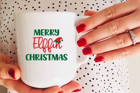 Merry Elffin Christmas Adult SVG Design | So Fontsy SVG Crafting After Dark 