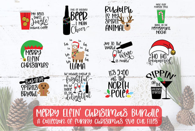 Merry Elfin' Christmas Bundle - A Collection Of Christmas SVGs SVG DIYxe Designs