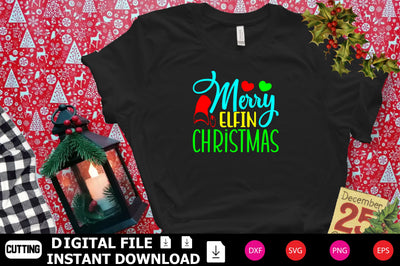 Merry Elfin Christmas SVG Shahin alam 