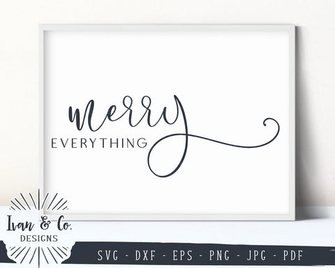 Merry Everything SVG Files | Christmas | Holidays | Winter SVG (873017713) SVG Ivan & Co. Designs 