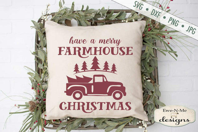 Merry Farmhouse Christmas - SVG SVG Ewe-N-Me Designs 