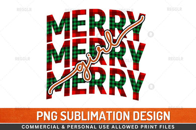 Merry girl Sublimation Design Sublimation Regulrcrative 