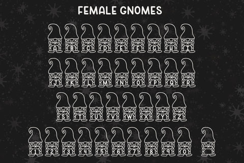 Merry Gnomes - A fun holiday gnome font Font Stacy's Digital Designs 