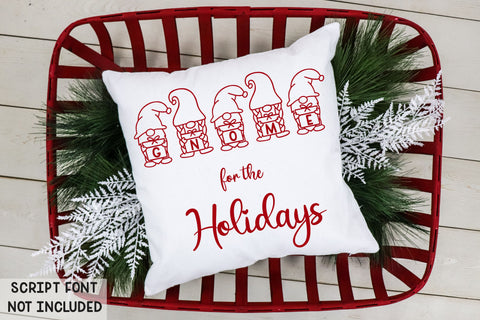 Merry Gnomes - A fun holiday gnome font Font Stacy's Digital Designs 