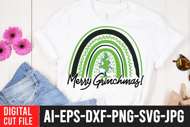 Merry Grinchmas! SVG Cut File SVG BlackCatsMedia 