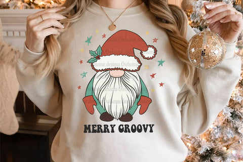 Merry Groovy Christmas Sublimation Sublimation LAM HOANG THUY 