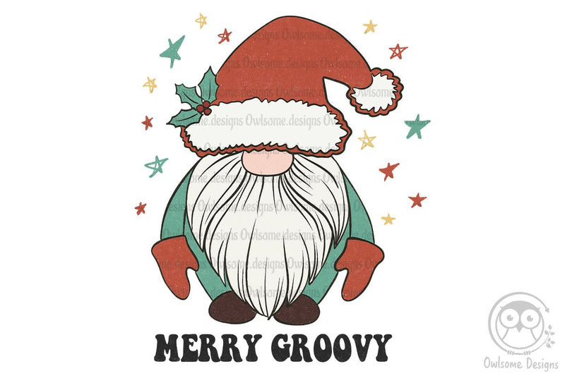 Merry Groovy Christmas Sublimation Sublimation LAM HOANG THUY 