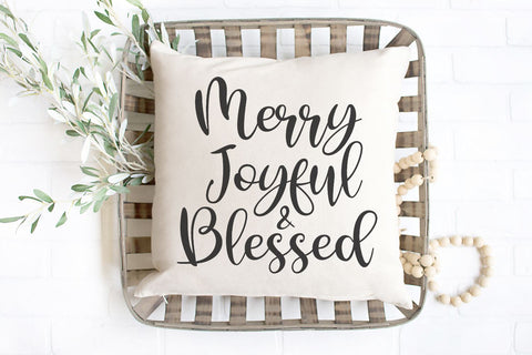 Merry Joyful And Blessed SVG Morgan Day Designs 