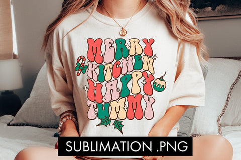 Merry Kitchen Happy Tummy Sublimation PNG Sublimation Freeling Design House 