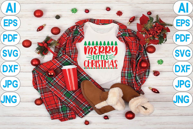 Merry Litte Christmas SVG Craftlabsvg24 