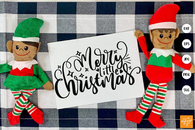 Merry Little Christmas SVG Christmas Quotes SVG dapiyupi store 