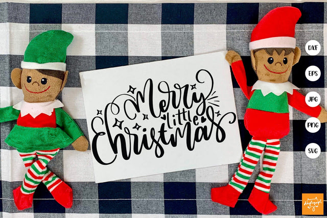 Merry Little Christmas SVG Christmas Quotes SVG dapiyupi store 