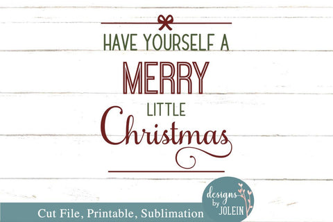 Merry Little Christmas SVG Designs by Jolein 