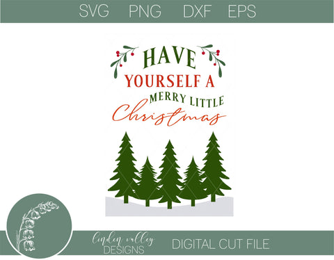 Merry Little Christmas SVG SVG Linden Valley Designs 