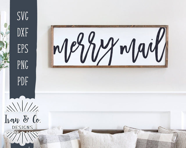 Merry Mail SVG Files | Christmas Mail SVG | Christmas SVG | Winter SVG | Cricut | Silhouette | Commercial Use | Cut Files (1034467696) SVG Ivan & Co. Designs 