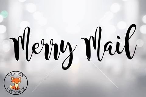 Merry Mail SVG Files, Christmas SVG, Holiday svg SVG RedFoxDesignsUS 