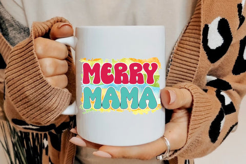 Merry Mama Christmas Sublimation Bundle SVG Jagonath Roy 