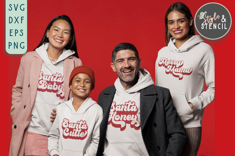 Merry Mama SVG - Christmas Shirt PNG SVG Style and Stencil 
