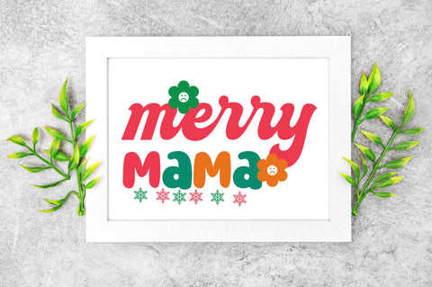 Merry mama SVG Design SVG Regulrcrative 