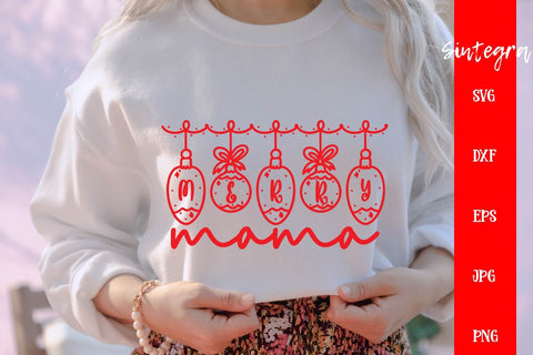 Merry Mama SVG Free For Commercial Use SVG Sintegra 