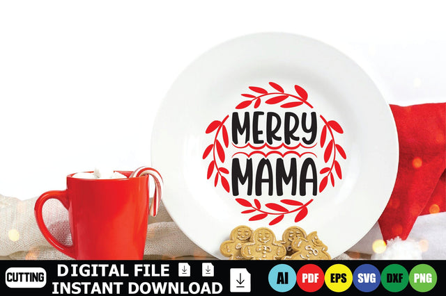 Merry Mama SVG Shahin alam 