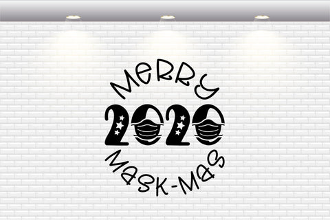 Merry MaskMas 2020 - SVG, PNG, DXF, EPS SVG Elsie Loves Design 