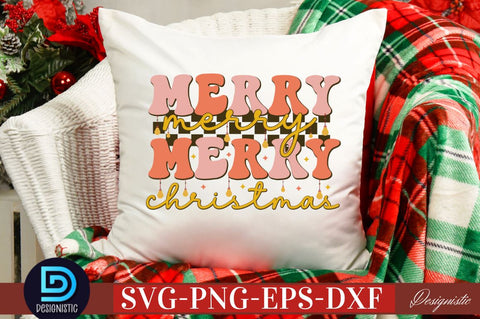Merry merry merry christmas SVG SVG DESIGNISTIC 