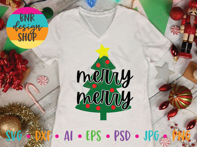 Merry Merry SVG SVG BNRDesignShop 
