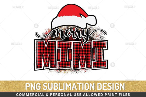 Merry mimi Sublimation Design Sublimation Regulrcrative 