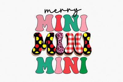 Merry Mini Sublimation SVGArt 