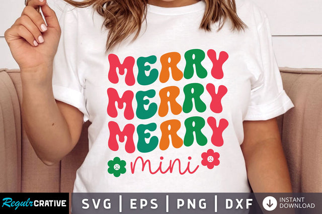 Merry mini SVG Design SVG Regulrcrative 