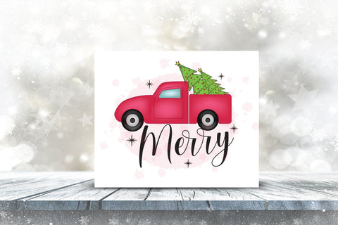 Merry PNG | Christmas Sublimation Design Sublimation CraftLabSVG 
