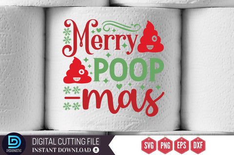 Merry poop mas SVG SVG DESIGNISTIC 