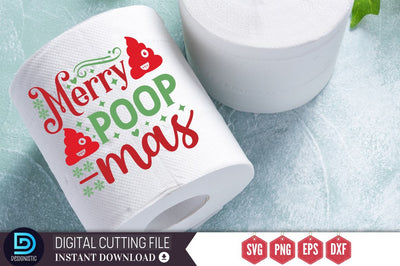 Merry poop mas SVG SVG DESIGNISTIC 