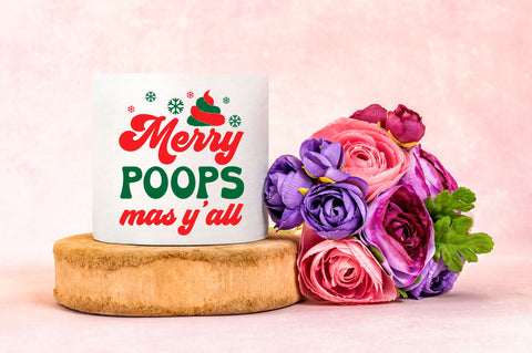 Merry poops mas yall SVG Design SVG Regulrcrative 