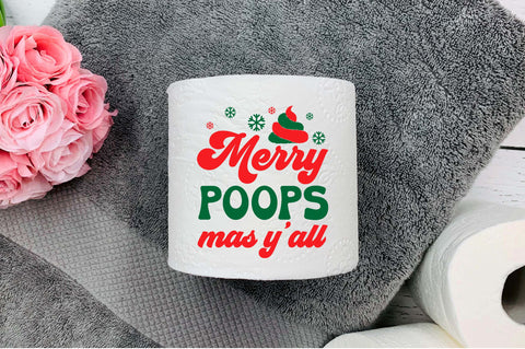 Merry poops mas yall SVG Design SVG Regulrcrative 