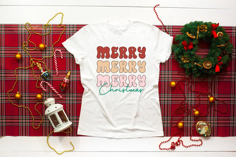 Merry Retro Christmas SVG Design SVG CraftLabSVG 