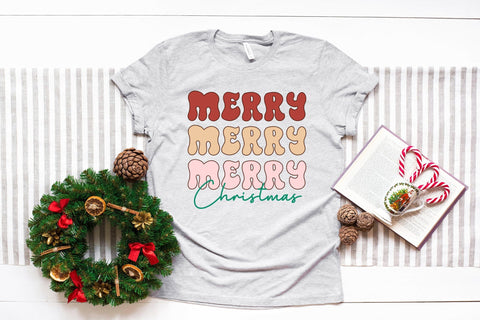 Merry Retro Christmas SVG Design SVG CraftLabSVG 