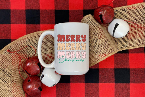 Merry Retro Christmas SVG Design SVG CraftLabSVG 