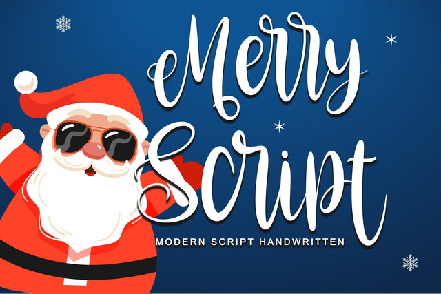 Merry Script Font Letterara 