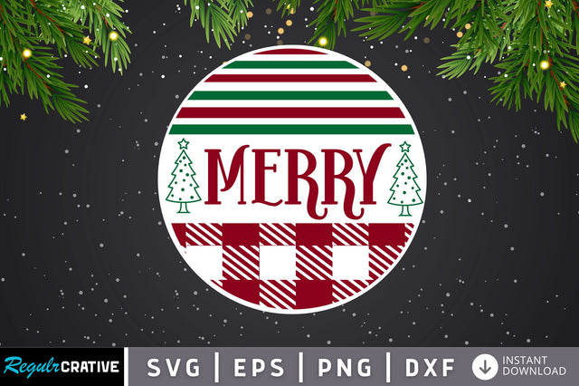 Merry SVG Design SVG Regulrcrative 