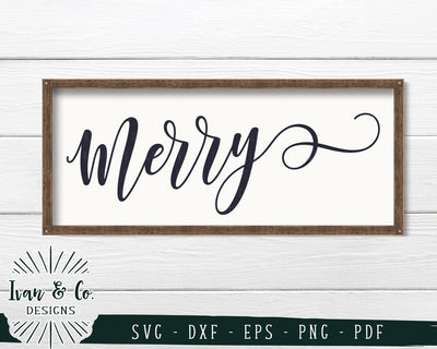 Merry SVG Files | Merry Christmas | Christmas | Holidays | Winter SVG (726244188) SVG Ivan & Co. Designs 